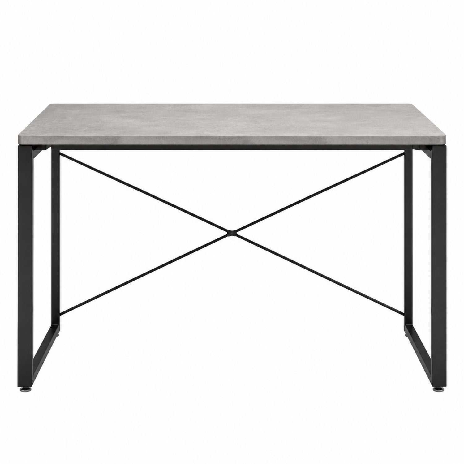 Concrete Top Steel Frame Desk Gray 120x60x75cm