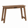 Oak Wood Writing Desk with Drawer 120cm x 50cm x 75cm